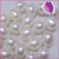 High quality loose freshwater rice pearl 9mm no hole loose pearl for earring necklace wholesale